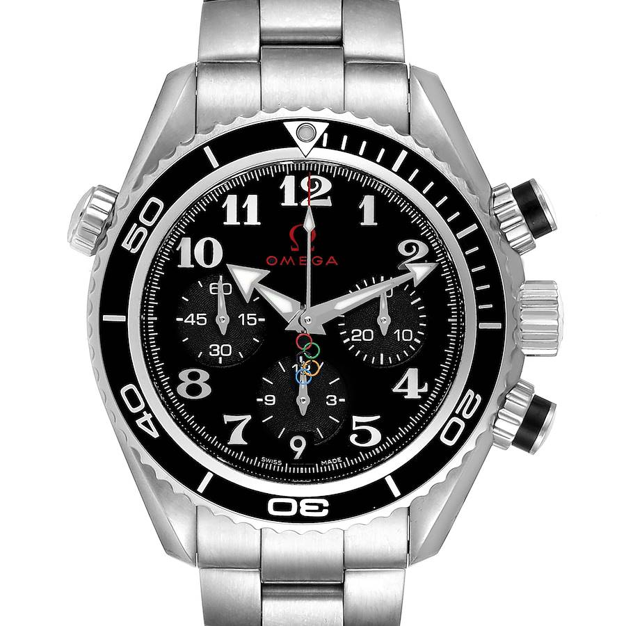 Omega Seamaster Planet Ocean 38mm  Midsize Watch 222.30.38.50.01.003 Unworn SwissWatchExpo