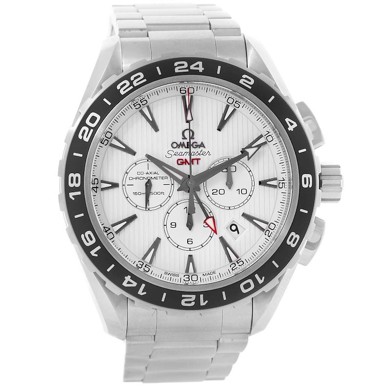 Omega Seamaster Aqua Terra Crono GMT Watch 231.10.44.52.04.001 Unworn SwissWatchExpo
