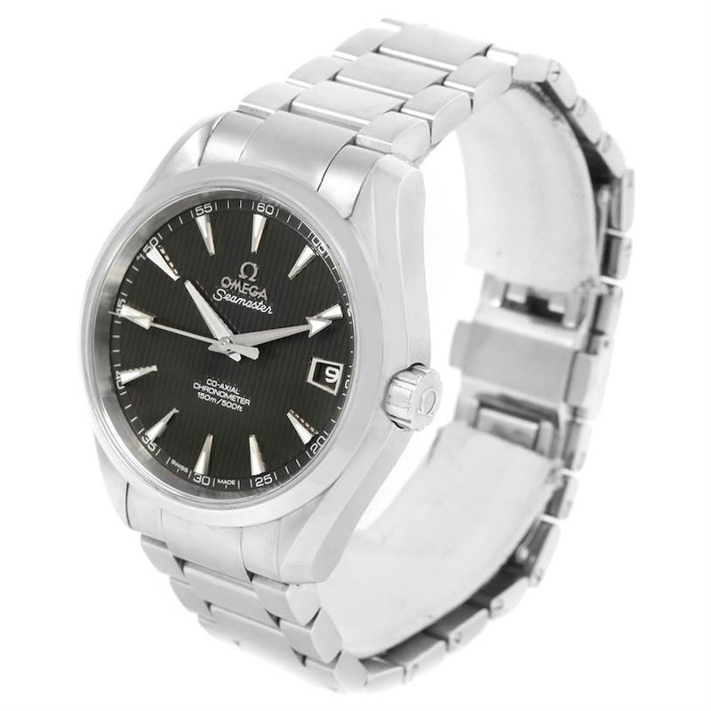 Omega Seamaster Aqua Terra Grey Teak Dial Watch 231.10.39.21.06.001 SwissWatchExpo