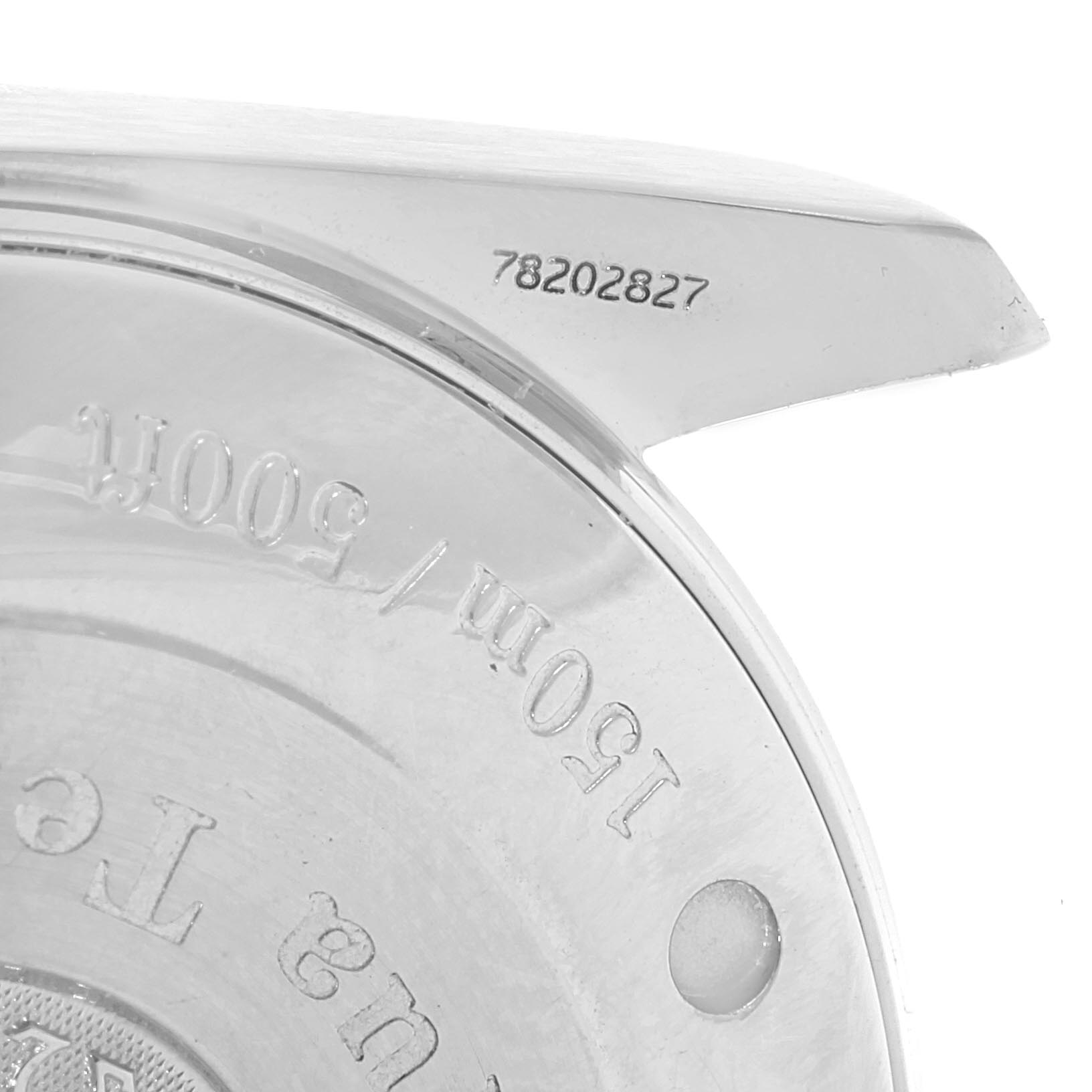 The image shows a close-up of the case back and part of the lug of the Omega Aqua Terra 2512.52.00 Men's Stainless Steel Black Dial 2512.52.00 Men's Stainless Steel Black Dial watch.