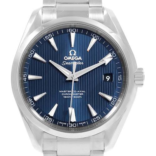 Photo of Omega Seamaster Aqua Terra Blue Dial Watch 231.10.42.21.03.003 Unworn