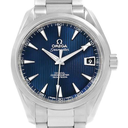 Photo of Omega Seamaster Aqua Terra Blue Dial Watch 231.10.39.21.03.001 Box Card