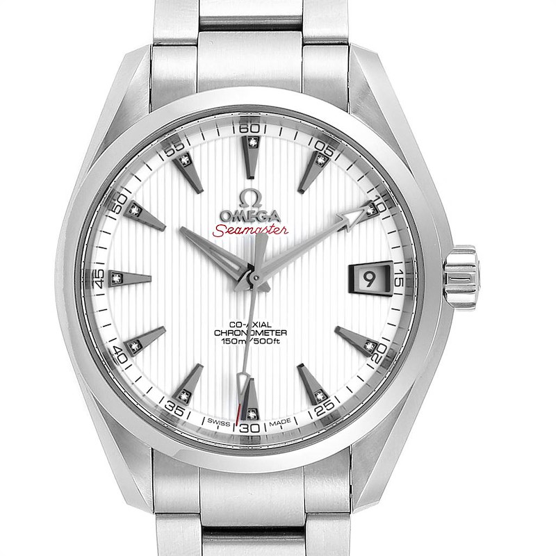 Omega Seamaster Aqua Terra 38.5 Diamond Watch 231.10.39.21.54.001 SwissWatchExpo