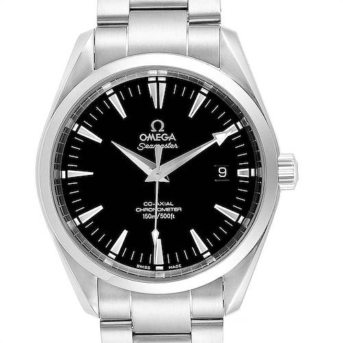 Photo of Omega Seamaster Aqua Terra Mens Black Dial Steel Watch 2503.50.00