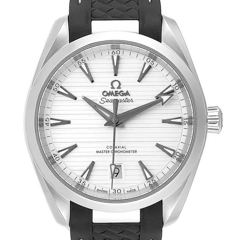 Omega Seamaster Aqua Terra Silver Dial Watch 220.12.38.20.02.001 Box Card SwissWatchExpo