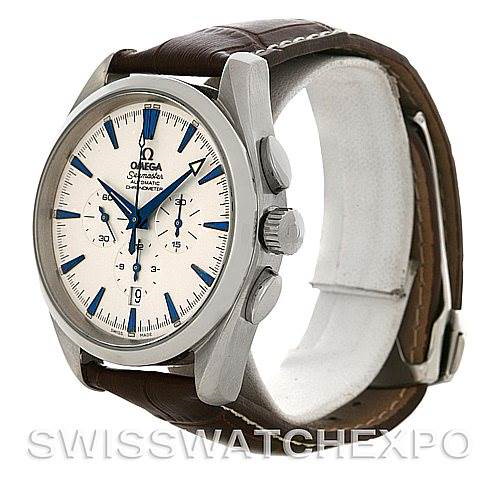 Omega Seamaster Aqua Terra XL Automatic Chronograph Watch 2812.30.37 SwissWatchExpo