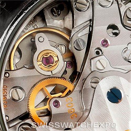This image shows a close-up of the movement and inner components of the Omega Aqua Terra 231.10.44.52.06.001 Men
s Stainless Steel Grey Dial 231.10.44.52.06.001 Men
s Stainless Steel Grey Dial watch.
