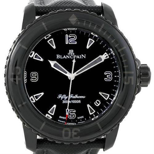 Photo of Blancpain Fifty Fathoms Dark Knight Black PVD Watch 5015-11C30-52