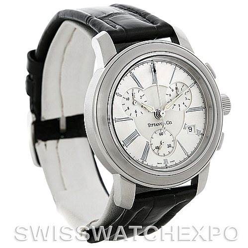 Tiffany Men s Steel Chronograph Watch SwissWatchExpo