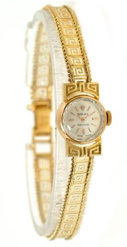 Rolex Vintage Ladies 18k Yellow Gold Watch SwissWatchExpo