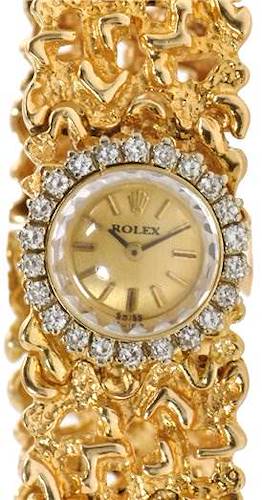 Photo of Rolex Vintage Ladies 14k Yellow Gold w Diamond Watch