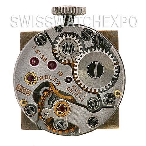 This image shows the internal mechanical components of a Rolex Cocktail 2189 Women's White Gold Silver Dial 2189 Women's White Gold Silver Dial model watch from a top-down angle.