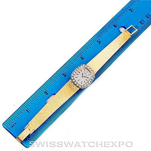 Rolex Vintage Ladies 14k Yellow Gold Diamond Cocktail Watch 8265