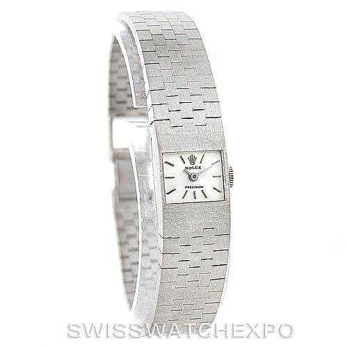 Rolex Ladies 18k White Gold Vintage Watch SwissWatchExpo