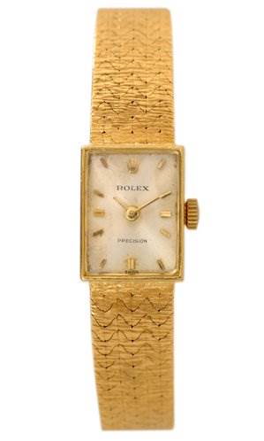 Rolex Vintage Ladies 18k y Gold Watch SwissWatchExpo