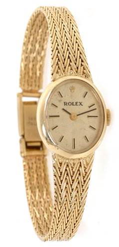 Rolex Vintage Ladies 14k y Gold Watch SwissWatchExpo