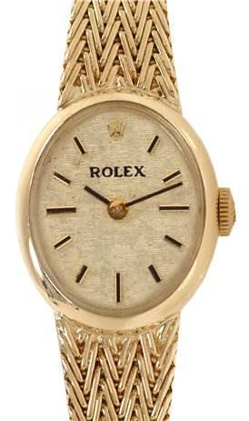 Photo of Rolex Vintage Ladies 14k y Gold Watch