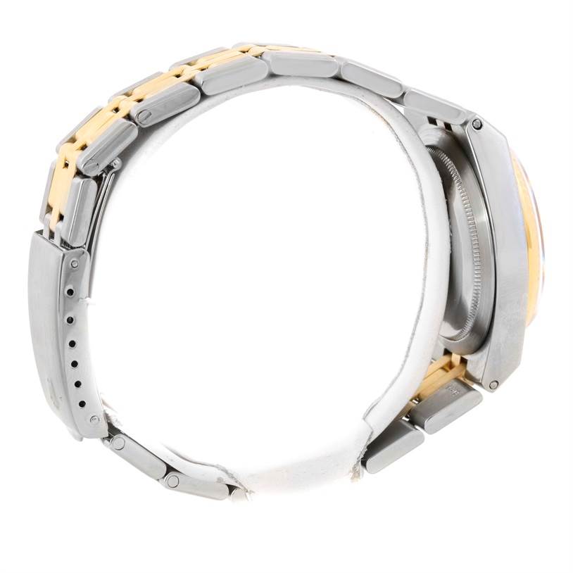 The image shows the side profile of a Vintage Collection Rolex watch, featuring its bracelet and case.