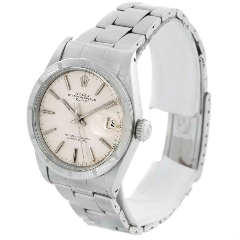 The Rolex Vintage Collection 1501 Men's Stainless Steel Silver Dial 1501 Men's Stainless Steel Silver Dial watch is shown at a front angle, highlighting its face, bezel, crown, and bracelet.