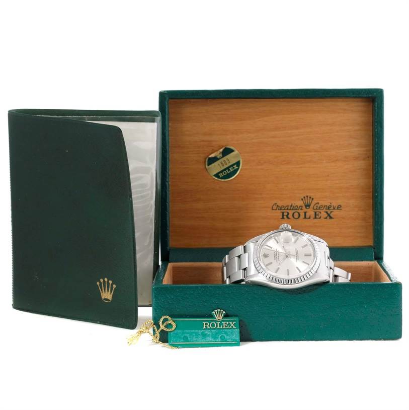 Rolex Datejust Vintage Mens Stainless Steel Watch 1603 Box Papers SwissWatchExpo