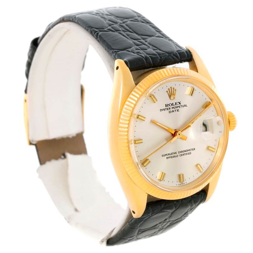 Rolex Date 14k Yellow Gold Vintage Mens Watch 1503 | SwissWatchExpo