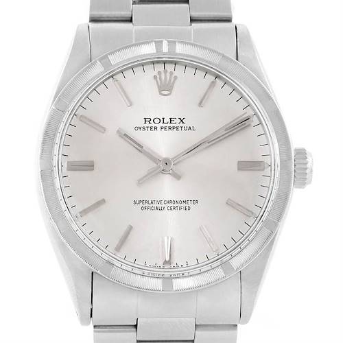 Photo of Rolex Oyster Perpetual Stainless Steel Vintage Mens Watch 1007