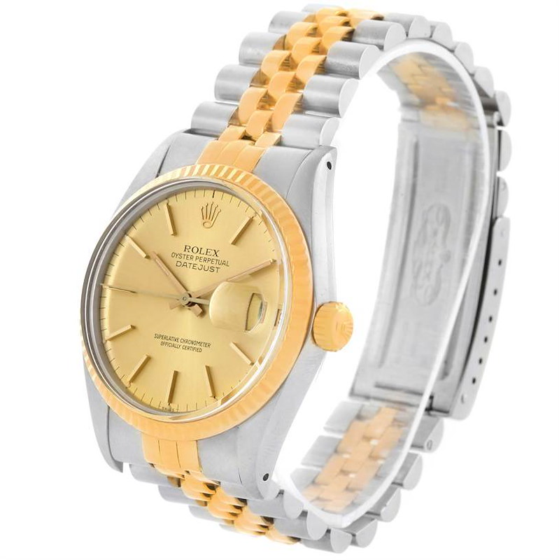 Rolex Datejust Vintage Steel Yellow Gold Watch 16013 Year SwissWatchExpo