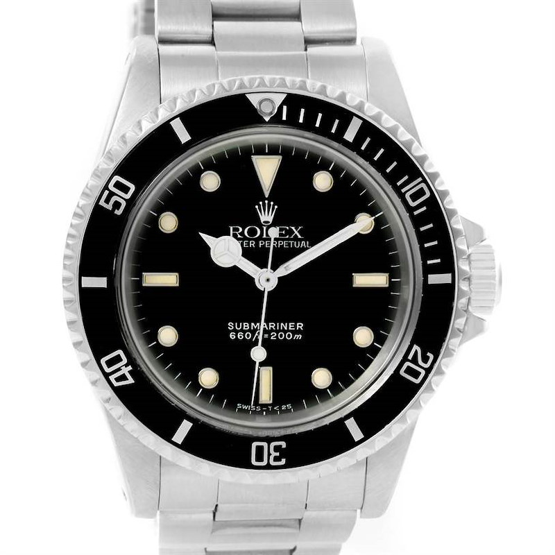 Rolex Submariner Vintage Stainless Steel Mens Watch 5513 SwissWatchExpo