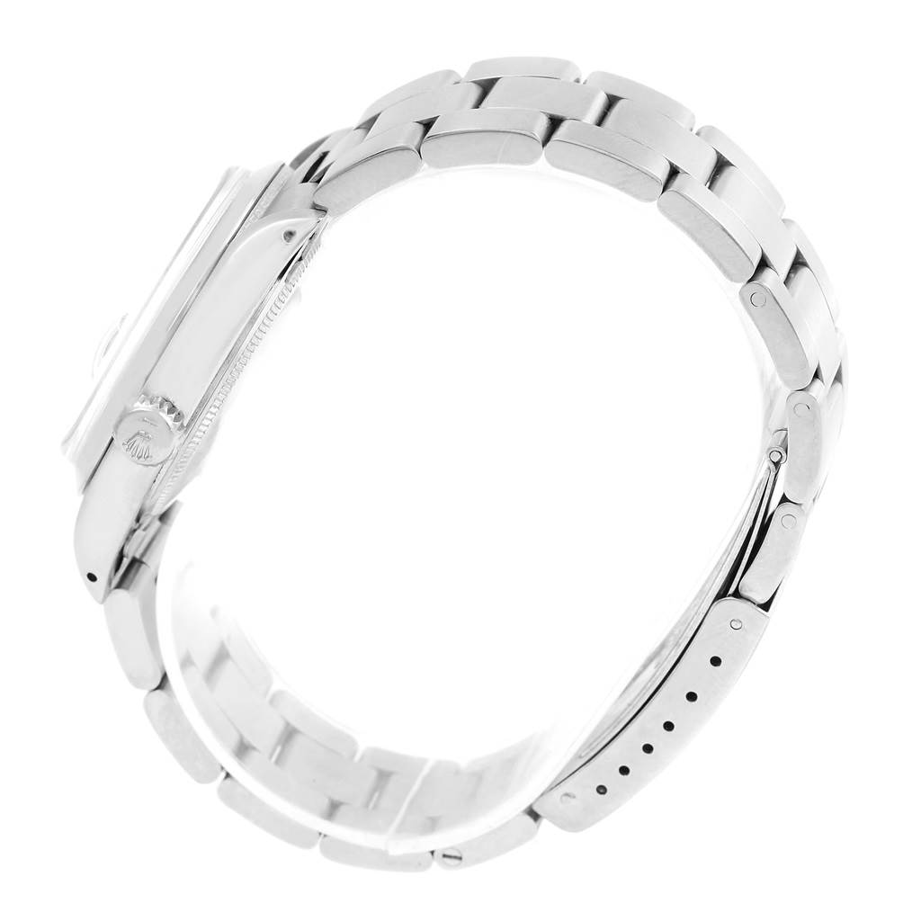 The image shows a side view of the Vintage Collection Rolex watch, focusing on its band and clasp.