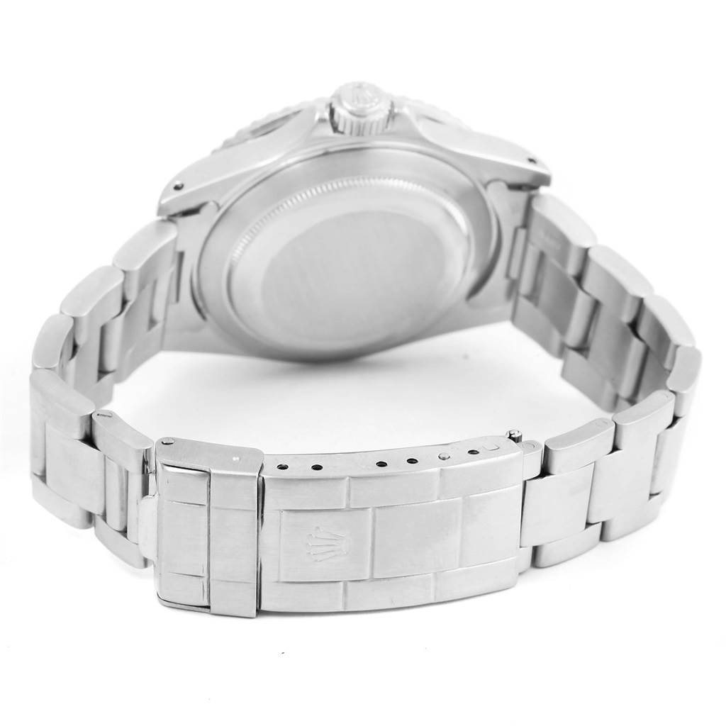 The image shows the back view and clasp of the Rolex Vintage Collection 16800 Men's Stainless Steel Black Dial 16800 Men's Stainless Steel Black Dial watch.