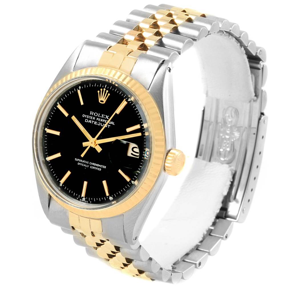 rolex mens watch black