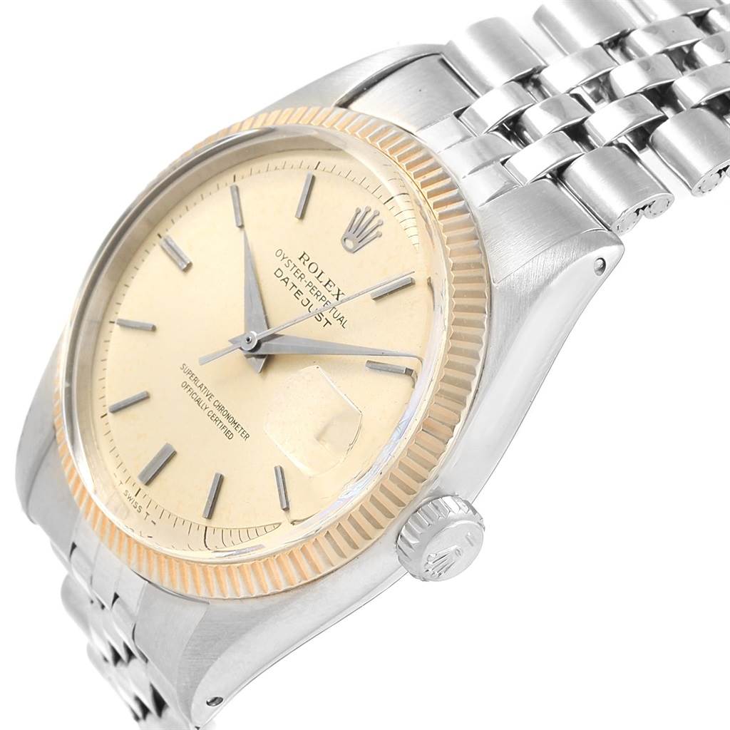 This image shows a partially angled view of the Rolex Vintage Collection 6605 Men's Stainless Steel Silver Dial 6605 Men's Stainless Steel Silver Dial watch, featuring its dial, bezel, crown, and part of the bracelet.