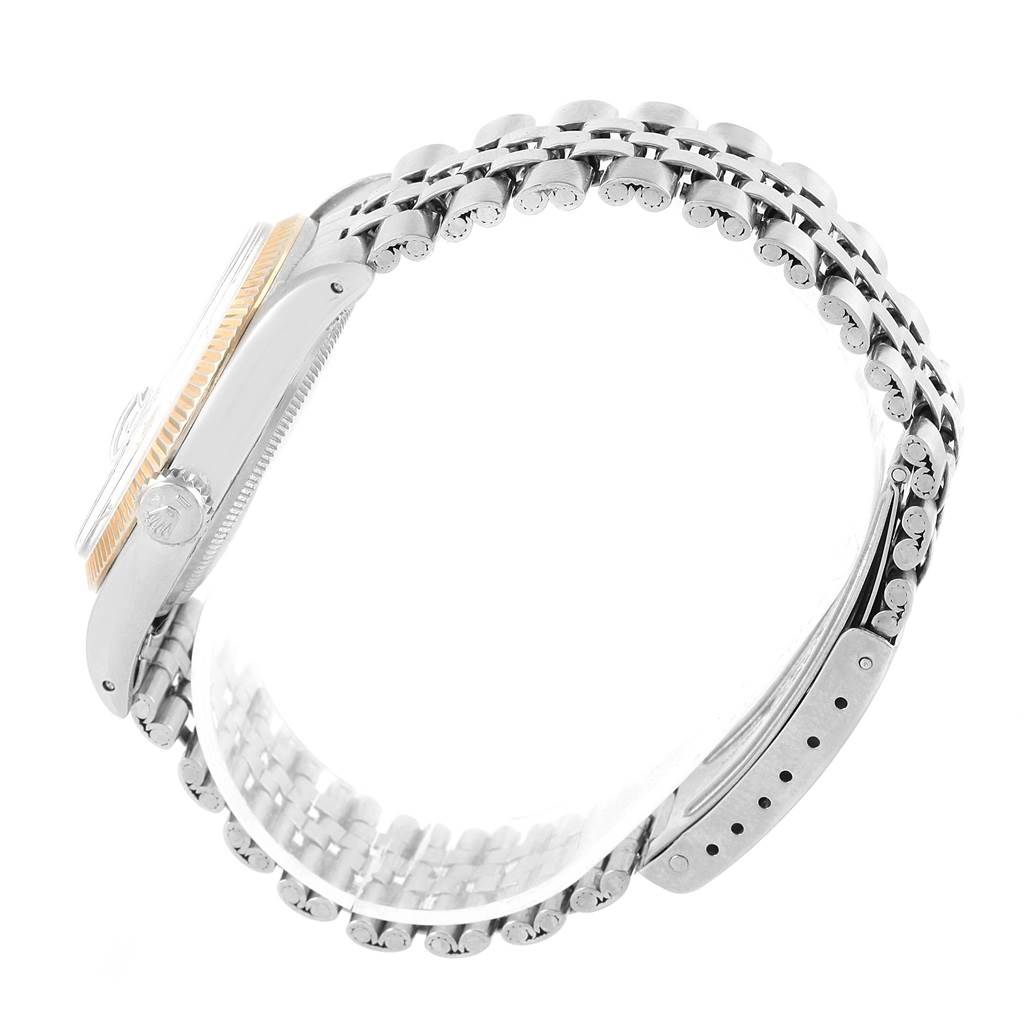 The image shows a side view of the Rolex Vintage Collection 6605 Men's Stainless Steel Silver Dial 6605 Men's Stainless Steel Silver Dial model, highlighting its case and metal bracelet.