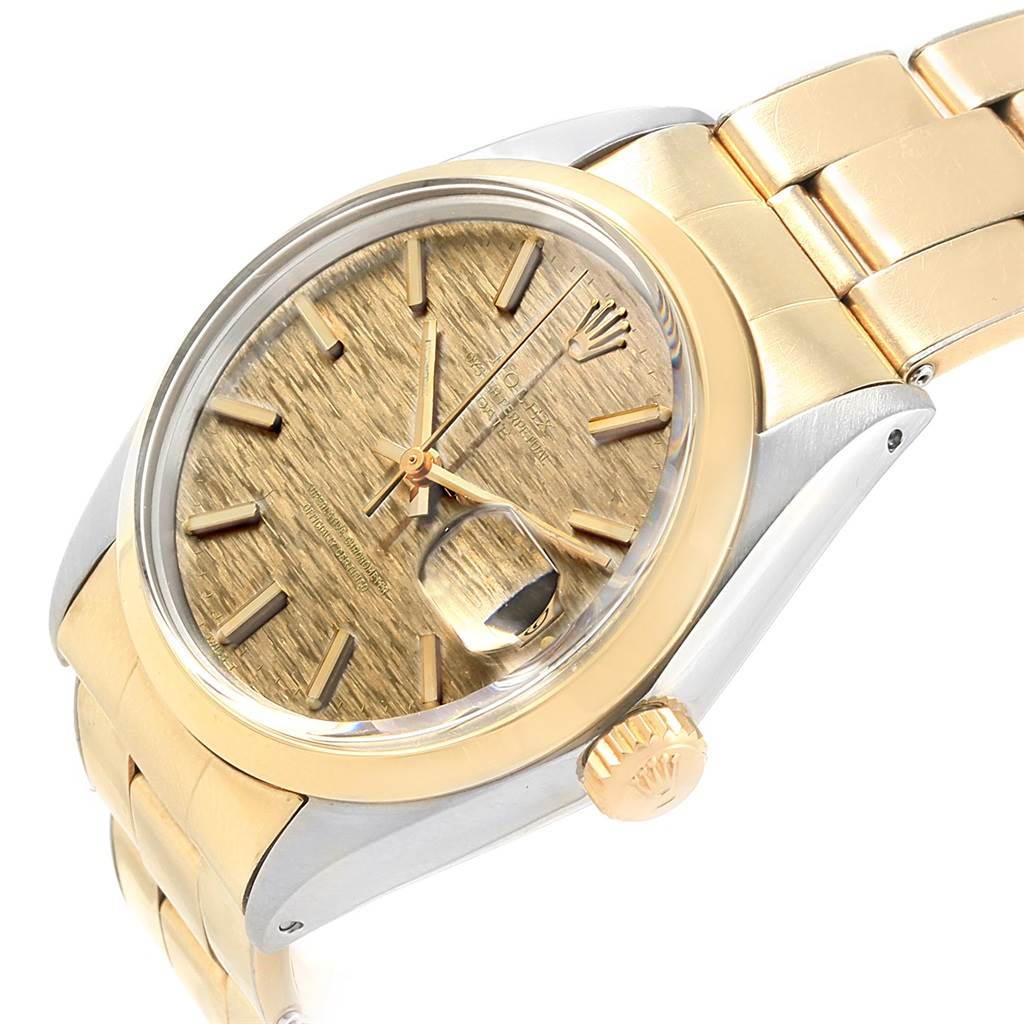 The image shows a close-up angled view of the Rolex Vintage Collection 1500 Men's Stainless Steel Brown Dial 1500 Men's Stainless Steel Brown Dial watch, highlighting its dial, bezel, bracelet, and crown.