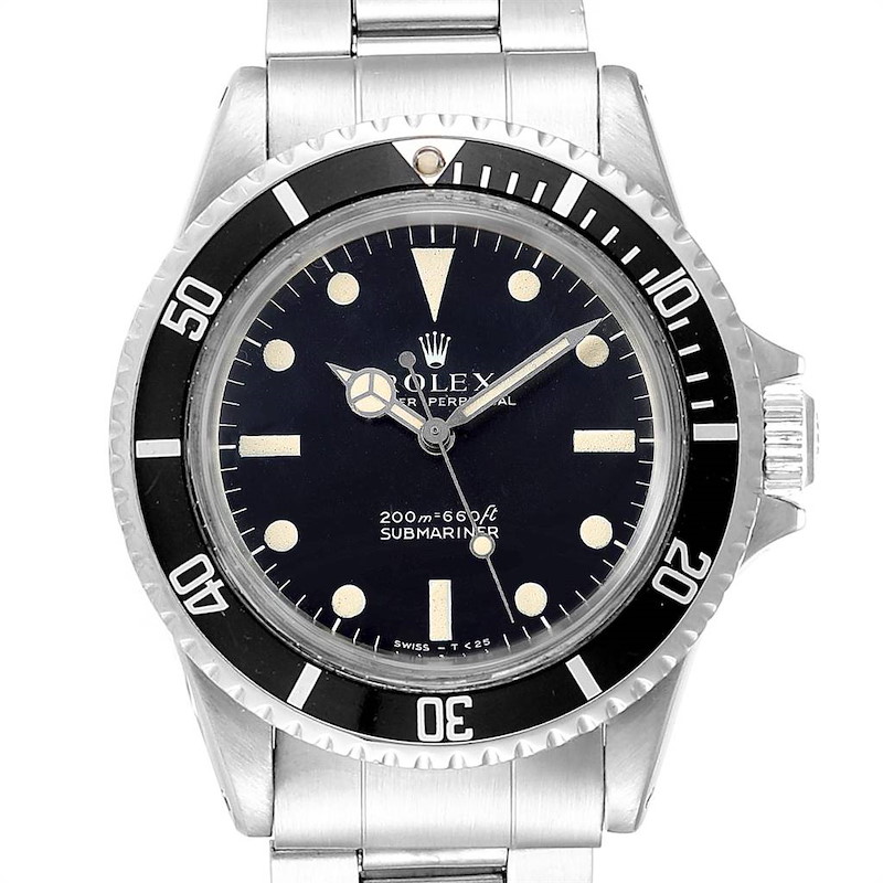 Rolex Submariner Automatic Steel Vintage Mens Watch 5513 Box Papers SwissWatchExpo