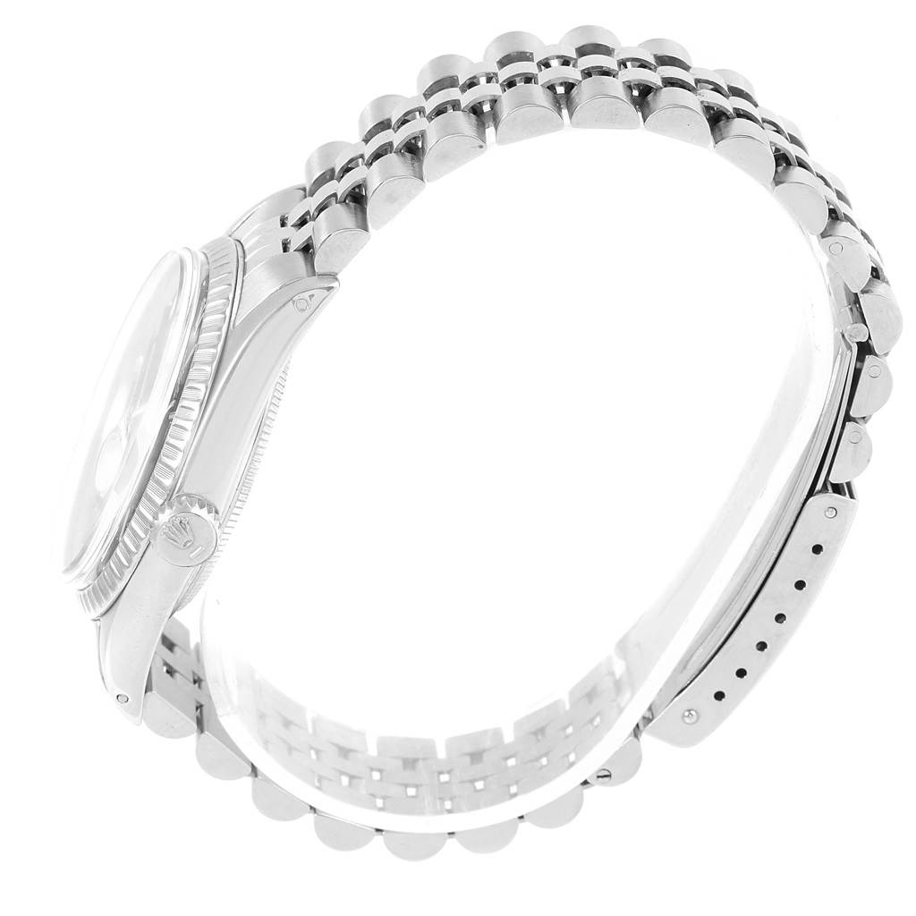 The image shows a side view of the Vintage Collection Rolex watch, highlighting its band and case side with crown.