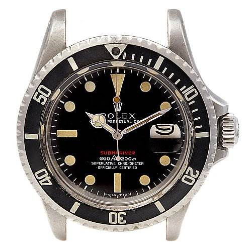 Rolex Vintage Red Submariner Watch 1680 SwissWatchExpo