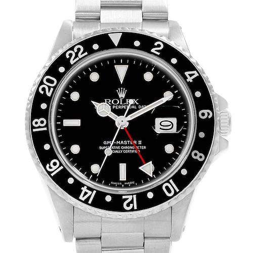 Photo of Rolex GMT Master Fat Lady Vintage Steel Mens Watch 16760
