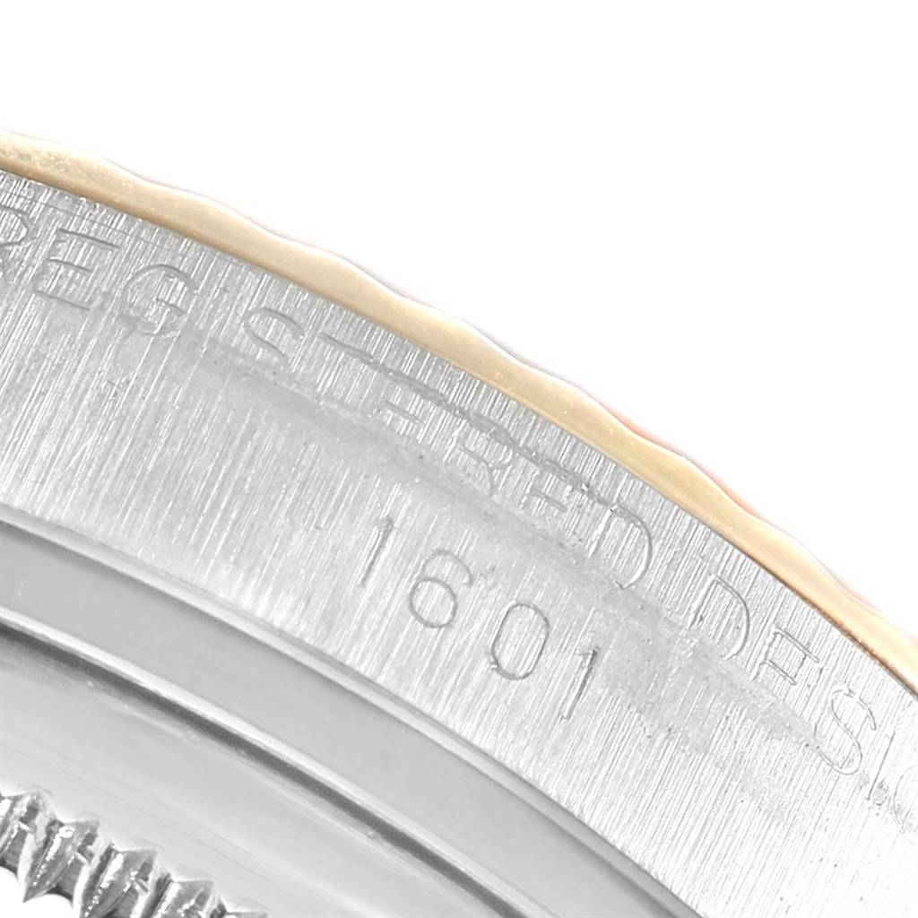 The watch image shows the side view of the Vintage Collection Rolex model 1601, focusing on the engraved reference number and bezel.