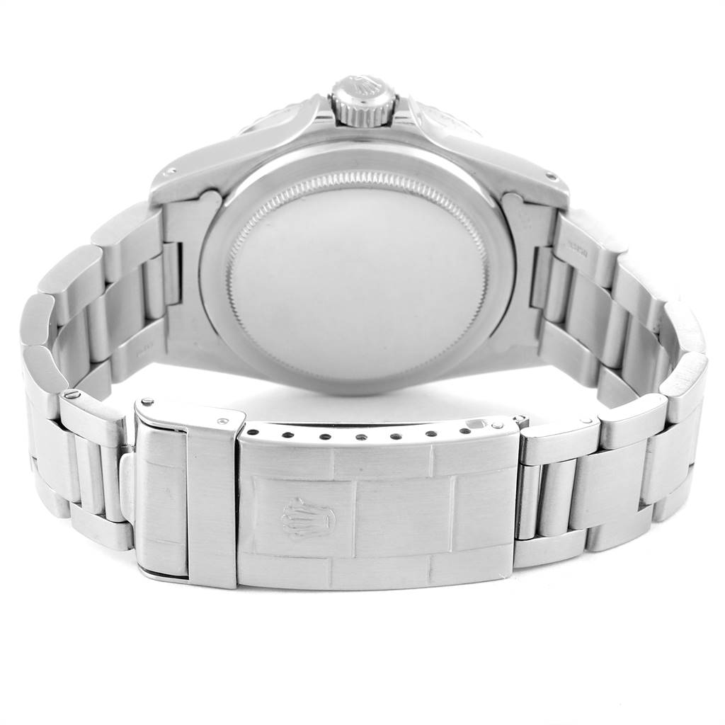 The image displays the back and clasp of a Vintage Collection Rolex watch.