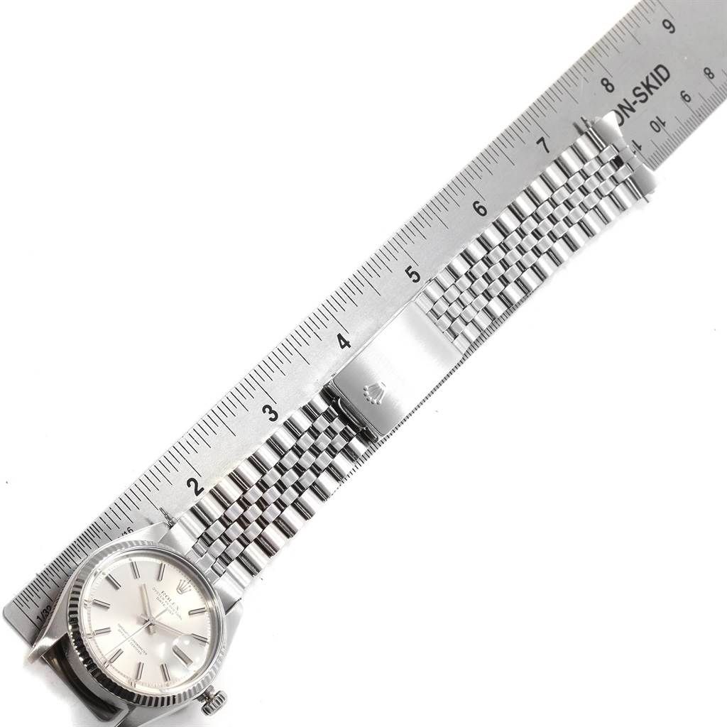 rolex datejust 41 silver dial fluted bezel