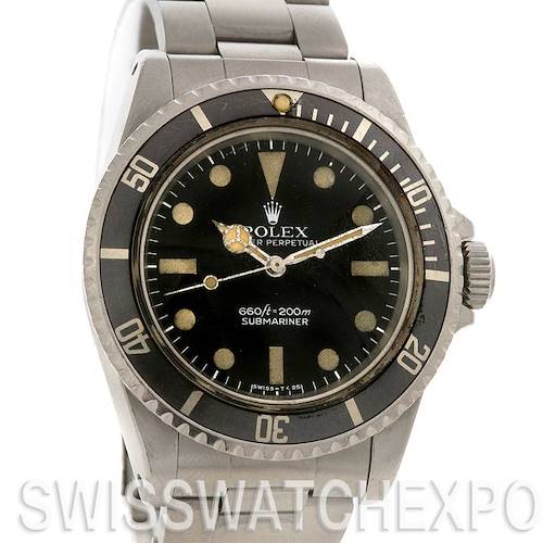 Photo of Rolex Submariner Vintage Watch 5513 Year 1980
