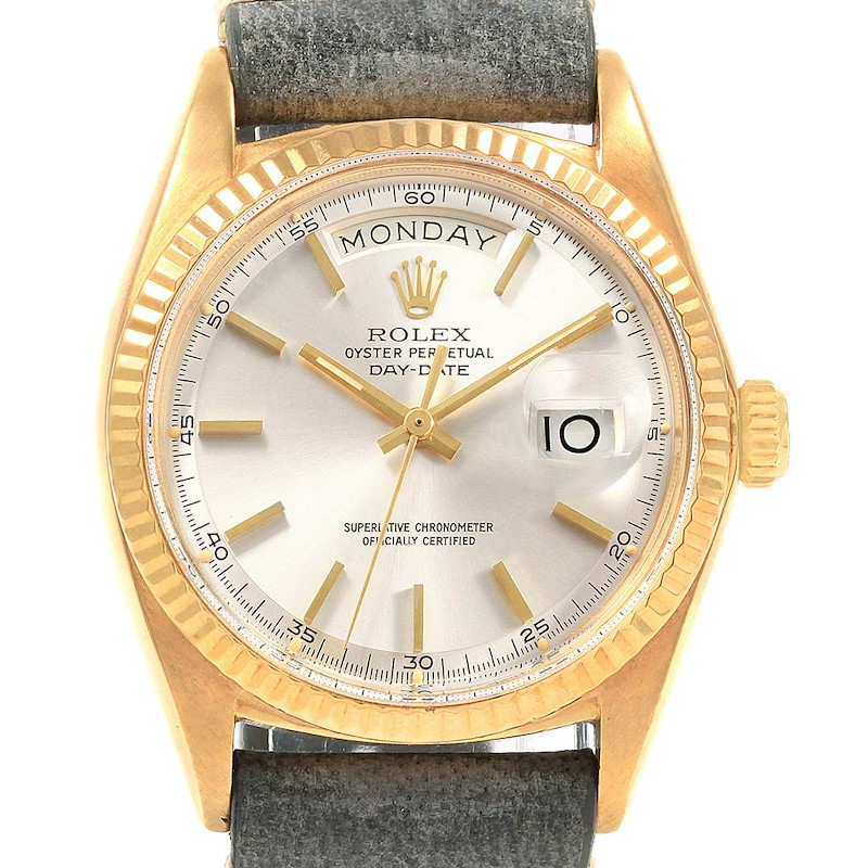 Rolex President Day-Date 18K Yellow Gold Vintage Mens Watch 1803 SwissWatchExpo