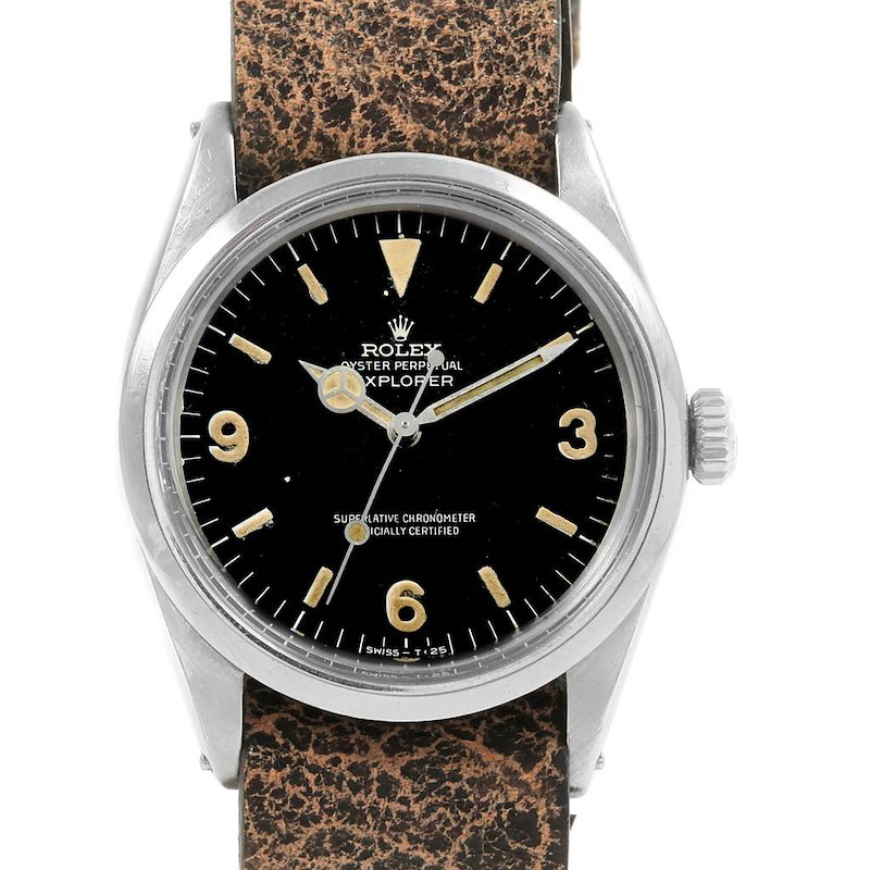 Rolex Explorer Automatic Steel Vintage Mens Watch 1016 SwissWatchExpo