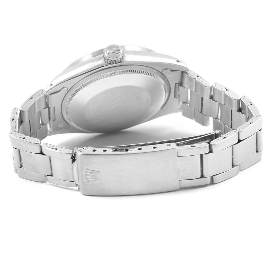 The image shows the back view and clasp of the Vintage Collection Rolex watch.