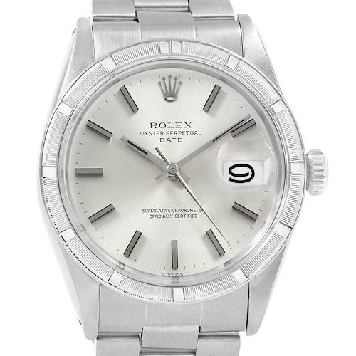 Photo of Rolex Date Vintage Silver Dial Stainless Steel Mens Watch 1501