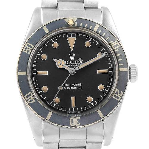 Photo of Rolex Submariner Vintage Stainless Steel Mens Watch 5508