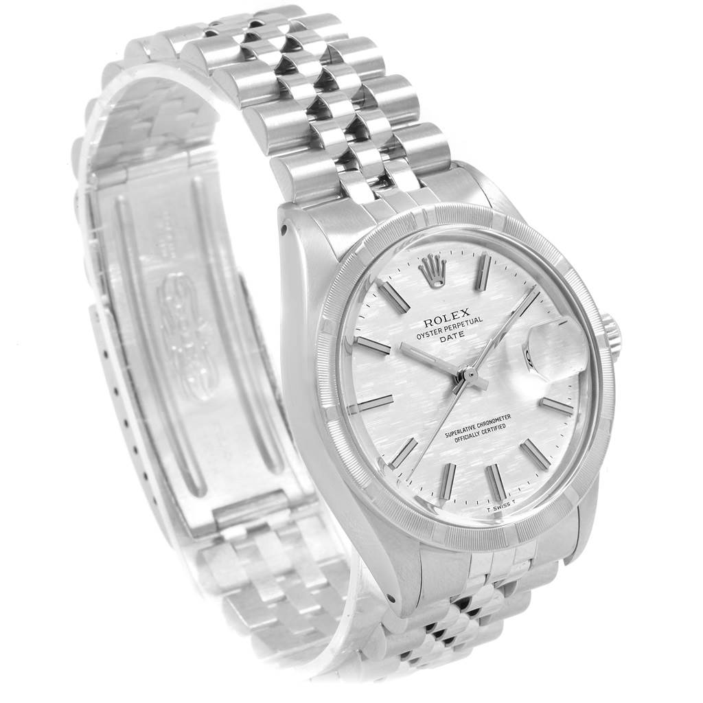 The Rolex Vintage Collection 1501 Men's Stainless Steel Silver Dial 1501 Men's Stainless Steel Silver Dial model is shown at a three-quarter angle, displaying the face, case, and bracelet.