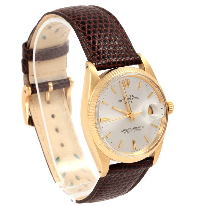provokere Massakre udvande Rolex Date 14K Yellow Gold Automatic Vintage Mens Watch 1503 |  SwissWatchExpo