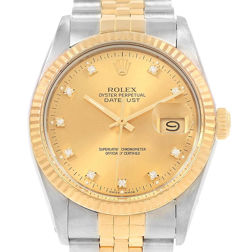 gold rolex datejust 36mm